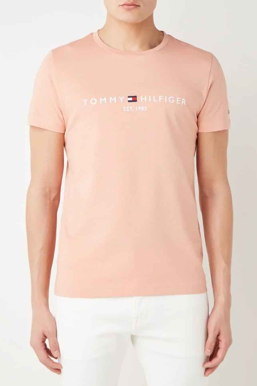 Tommy hilfiger t shirt jaune hot sale